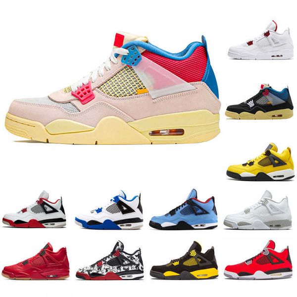 

customize 4 mens basketball shoes 4s white oreo pure money desert moss taupe haze men sports trainers comfortable.