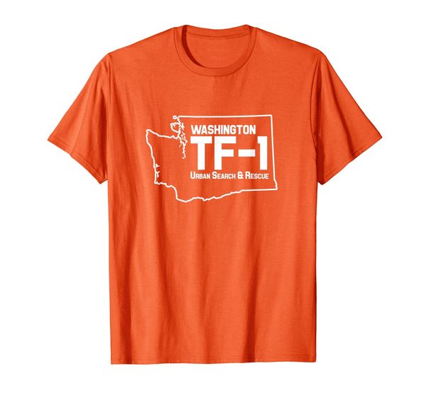 

urban search rescue washington task force 1 wa-tf1 uniform t-shirt, White;black