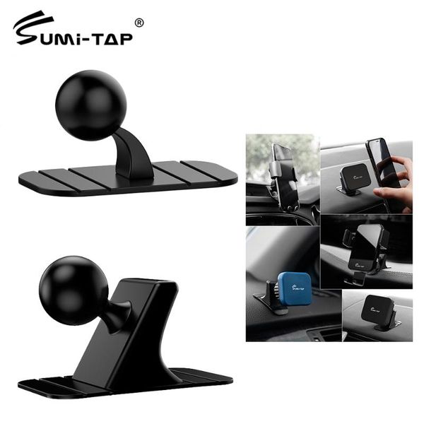 

cell phone mounts & holders sumitap 17mm ball head car holder universal dashboard suction base mobile magnet stand charger gravity support