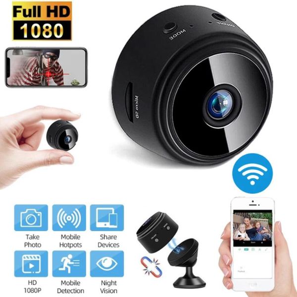 

mini cameras a9 security camera hd ir night vision 1080p ip indoor wifi wireless surveillance home protection camcorder