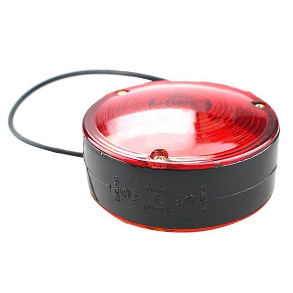 

emergency lights 2pcs car bulb side marker light double face red amber signal lamp warning for truck trailer