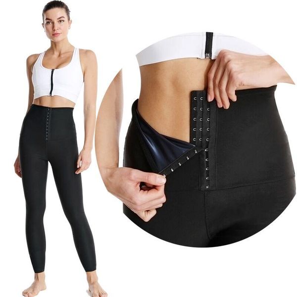 

gym leggings full length high waist shapewear abdomen pants for women heat trapping sweating storm compression sportswear yoga outfit