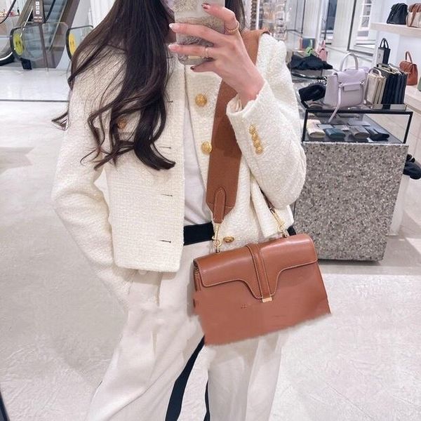 

women's jackets 2021 autumn women 50% wool tweed jacket coat female luxury chic overcoat ddxgz2v 7.06, Black;brown