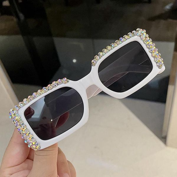 

sunglasses fashion women's handmade designer sun glasses square vintage luxury eyewear gafas de sol, White;black