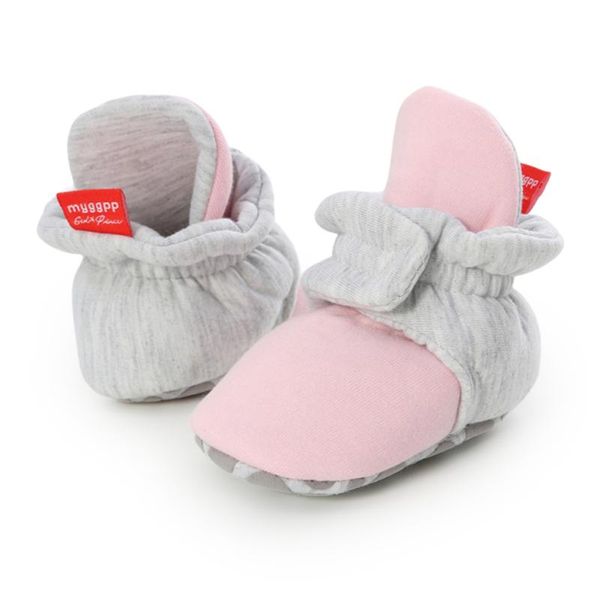 

first walkers born baby socks shoes boy girl 2022 booties cotton anti-slip warm crib