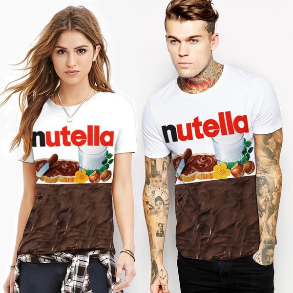 

3d printed t-shirt couple simple casual loose short sleeves round neck digit printing cotton material notre dame de paris bulding pcitures, White;black