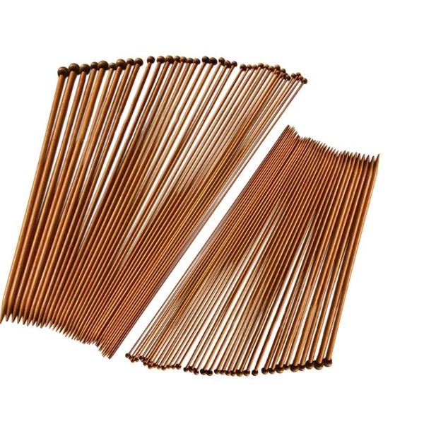 

other home decor 18 paires of carbonisee bamboo needles different sizes