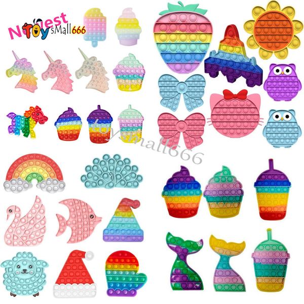 

push bubble fidget toy sensory autism special needs anxiety stress reliever for office fluorescen stock