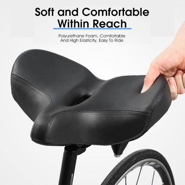 

bike saddles mtb bicycle saddle seat big bubicycle road cycle mountain gel absorber widen comfortable accessories