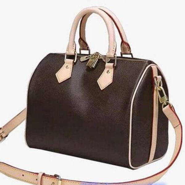 

30cm 25cm 20cm brown flower women handbags purses keep all travel duffle duffel bags real leather tote clutch shopping bag