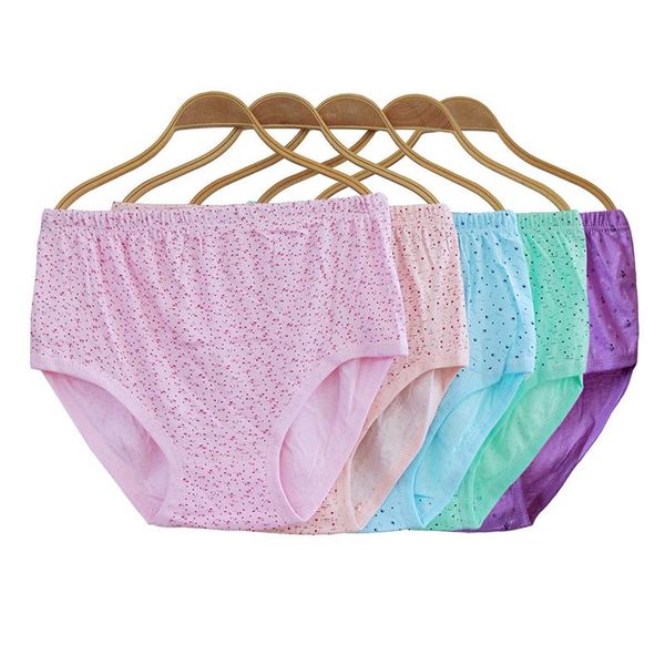 

women's panties 2022 briefs comfortable mom cotton underpants high waist underwear ultra-thin old lady push up, Black;pink