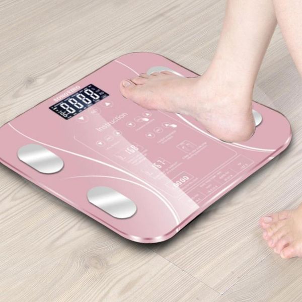 

bathroom & kitchen scales accurate smart digital display muscle water mass weight floor scale bascula peso corporal