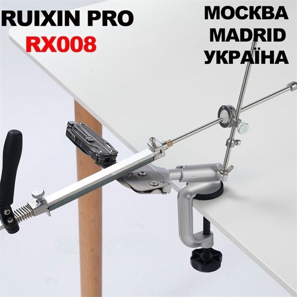 Prezzo all'ingrosso genuino originale Affilacoltelli RUIXIN PRO RX-008 Mosca MADRID Ucraina Consegna rapida Supporto Drop 210615