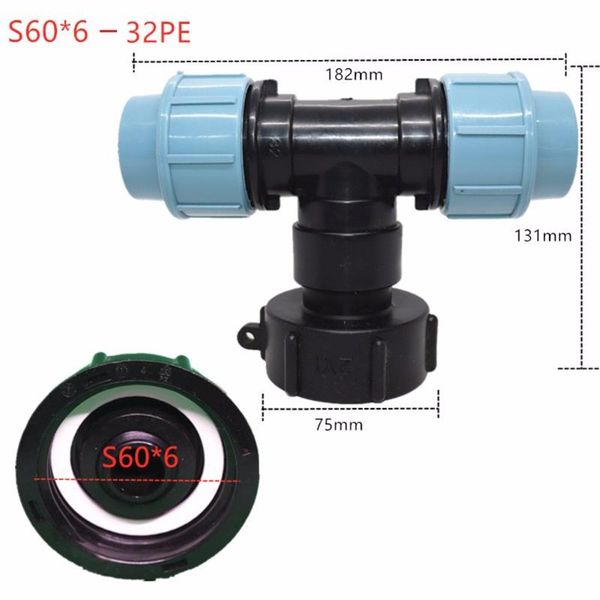 

lawn water tank adapter tap three-way outlet tool pipe 3-way watering equipments