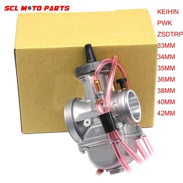

alconstar-motorcycle carburetor keihin pwk 33 34 35 36 38 40 42mm racing carb universal 2t 4t engine dirt bike scooter atv quad motorcycle f