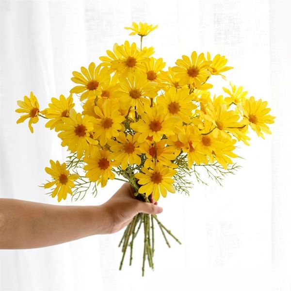

decorative flowers & wreaths 1pc simulated bouquet daisy artificial flower adornment household decoration plants home office decor