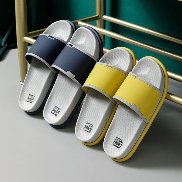 

slippers shoes women summer sandals women's antiskid men's sandalias mujer, Black