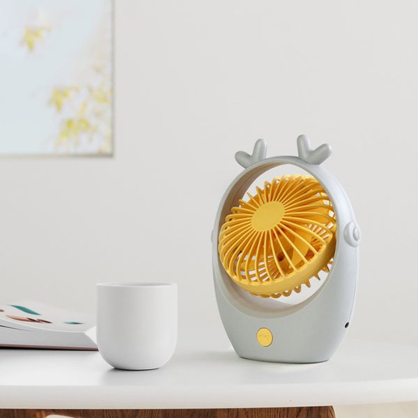 

k cartoon deskfolding fan mini cute student dormitory desksilent small wind