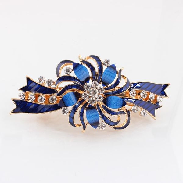 

hair clips & barrettes woman golden plated jewelry hairpin headwear flower epoxy retail accessories birds, Golden;silver
