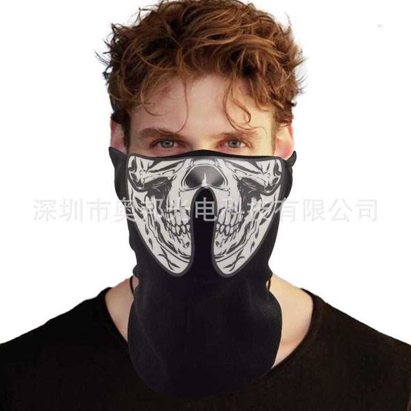 

led voice control dance riding halloween luminous mask