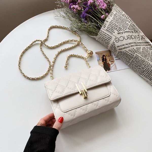 

feini beishi summer bag women's 2021 fashion one shoulder slung rhombic chain
