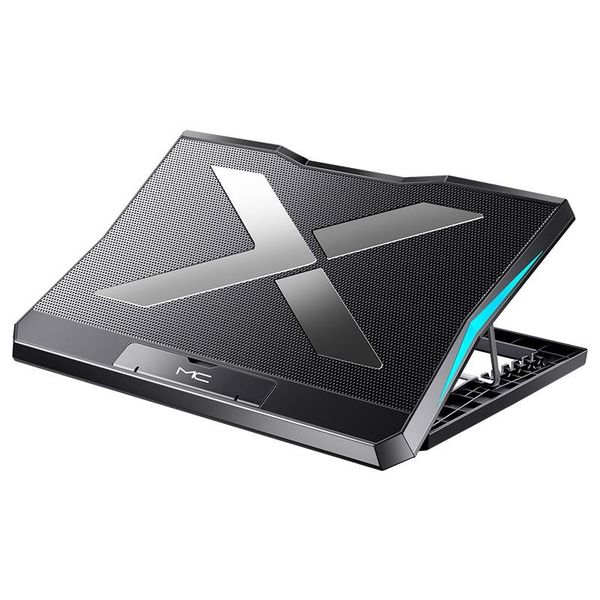 

lapcooling pads foldable basestand with six fans 2xusb for 12-17inch notebook cooler pad holder riser portable cool