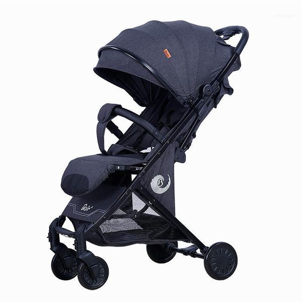 

multifunctional baby stroller high landscape folding carriage gold born1