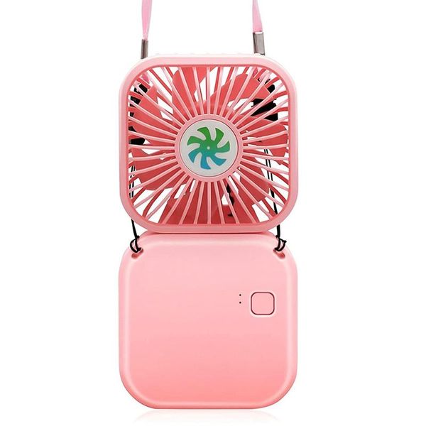 

electric fans handheld mini fan foldable small personal portable usb rechargeable 3-speed for home office outdoor travel