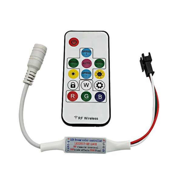 

rf14key led controller pixel strip light for ws2811 sk6812 ws2812b 6803 1903 with remote rgb controllers