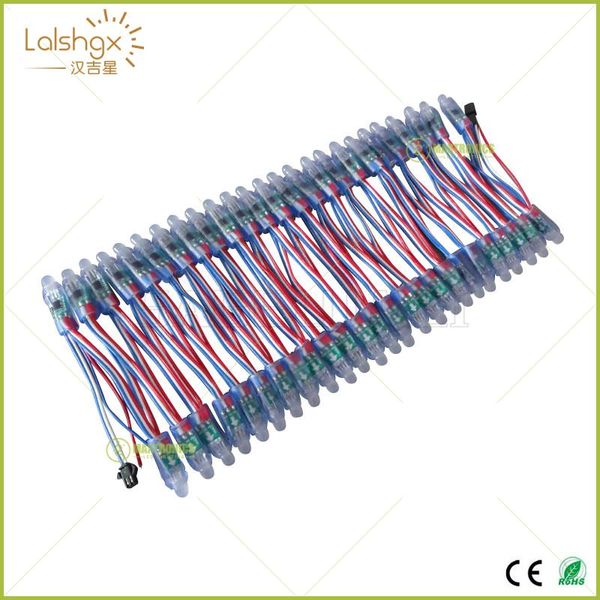 

1000pcs dc5v 12v ws2811 ic rgb led module string light 12mm full color ip68 outdoor waterproof advertisement pixel modules