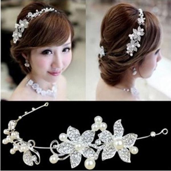 

headpieces bridal jewelry wedding dress korean headdress soft chain hair accessories forehead, Silver