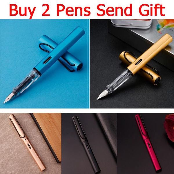 

brand al star metal ink fountain pen business men fast writing gift buy 2 pens send