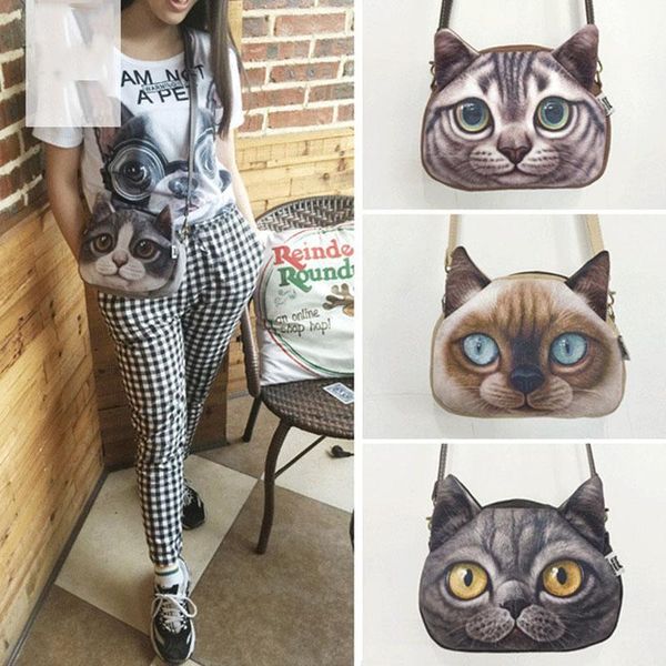 

frosted cat shaped handbag gift wrap