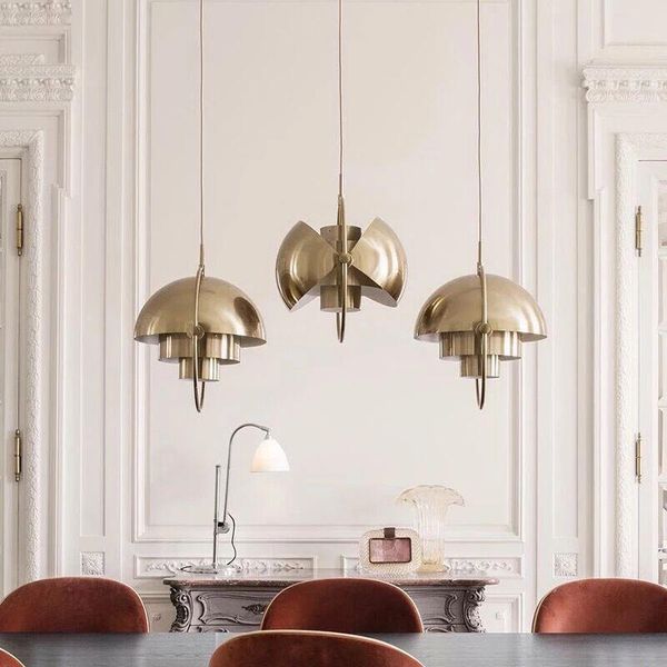 

modern simple light luxury creative rotating personality designer chandelier nordic el dining room bedroom bedside metal lamp pendant lamps
