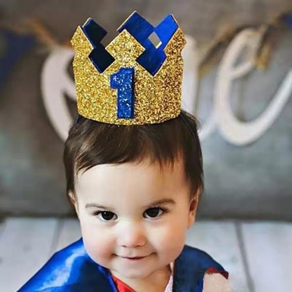 

hats straight children's party crown accessories p props boy's one year old
