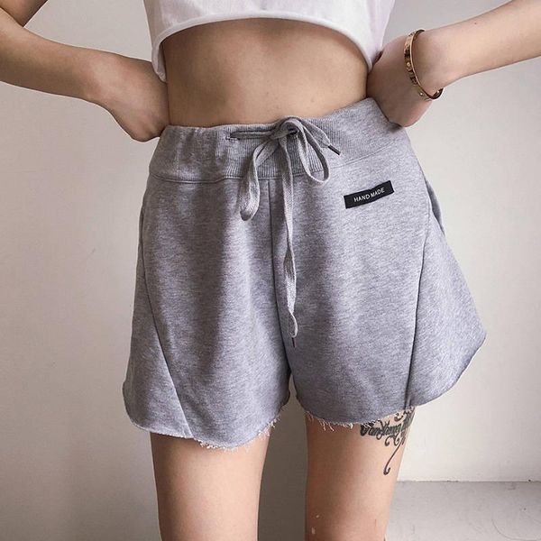 

casual high waist shorts summer women fashion grey women's, White;black