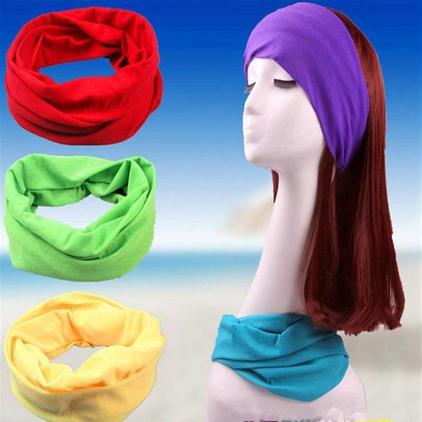 

Â 5pcs outdoor sports dust proof anti uv face cover scarf headbandÂ absorbing sweat yoga headbands hair accessories bands