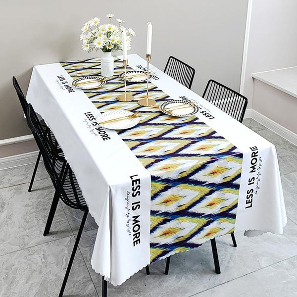

table cloth fashion rectangular tablecloth dining and coffee cover water oil proof