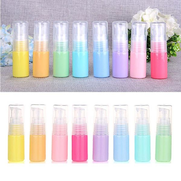 

storage bottles & jars 8pcs 10ml macaron color refillable empty cosmetic cream pump container