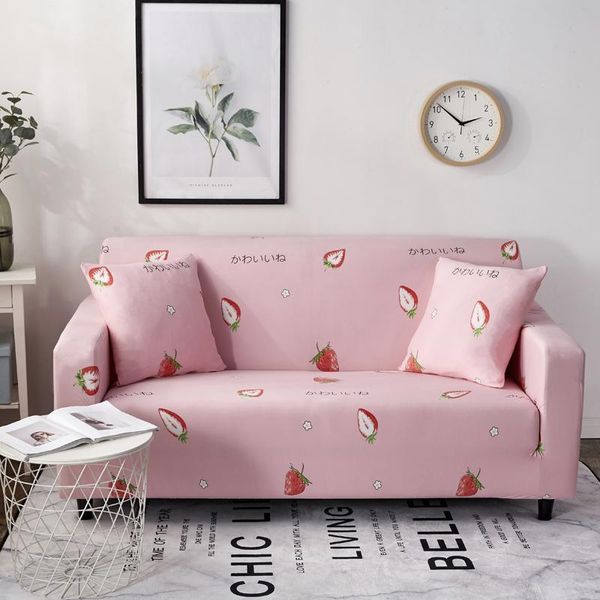 

chair covers 44 home girls pink sofa slipcover stretch soft polyester cover furniture anti-skip form fit couch cover/protector