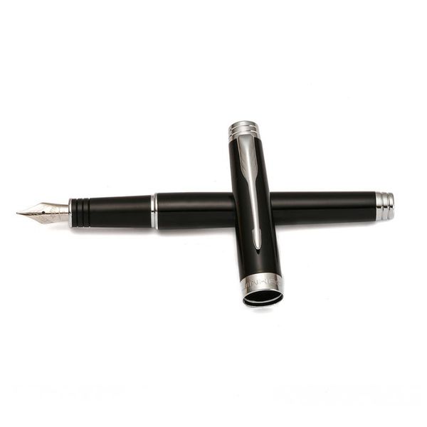 

premier fountain pen fine nib executive arrow clip silver trim jinhao 997 stationery office signature school writing a6565 pens