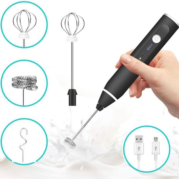 

manual coffee grinders electric milk frother foamer whisk mixer eggbeater garden black