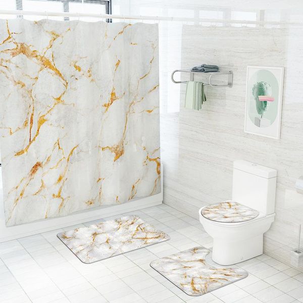 

bath mats waterproof and mildew proof shower curtain bathroom hanging four sets rug set