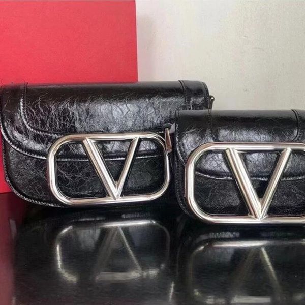 

evening bags 2021 women's style solid color letter hardware handbag fashion personality design sense single shoulder messenger bag