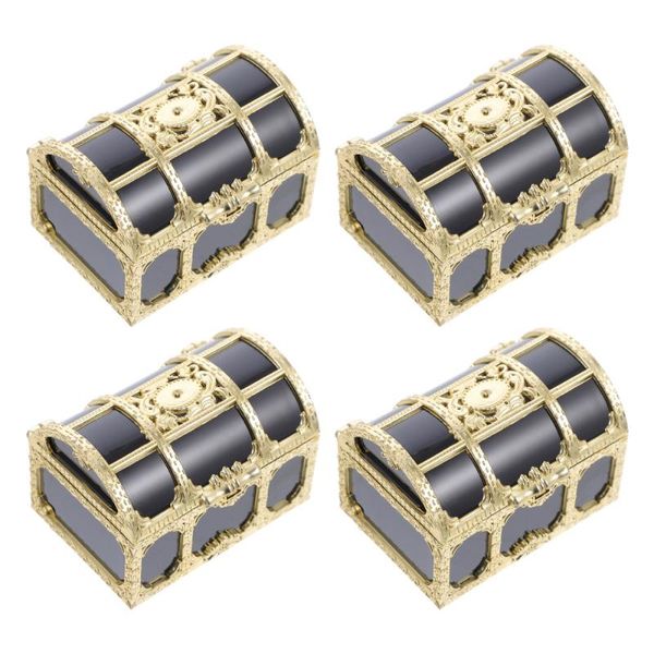 

gift wrap 12pcs decorative pirate storage box golden treasure chests