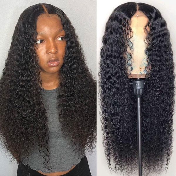 

lace wigs deep wave frontal wig 13x6 front maxine 30 inch curly human hair 150% tranparent, Black;brown