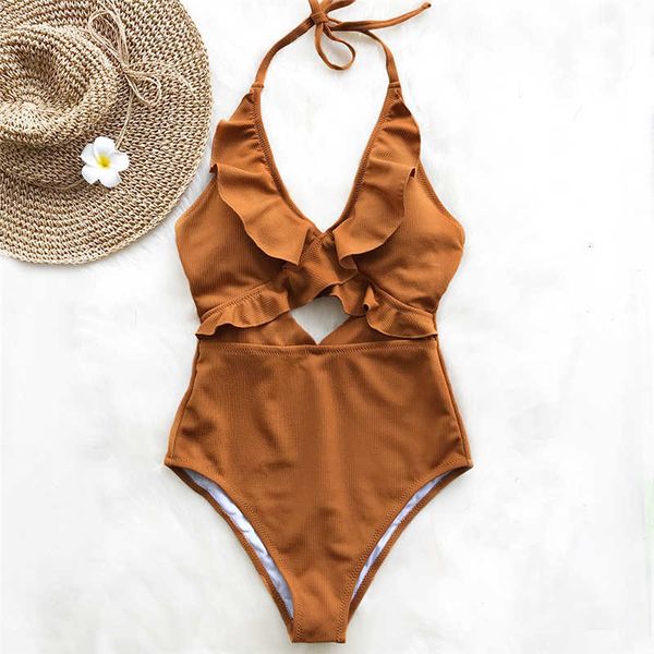 

women swimwear summer ruffle lace up swimsuit padded monokini bikini ladies bathing suit beachwear biquini 2xl, White;black