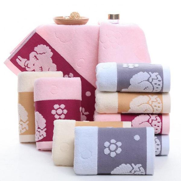 

towel cotton thickened 115g face cartoon jacquard wash