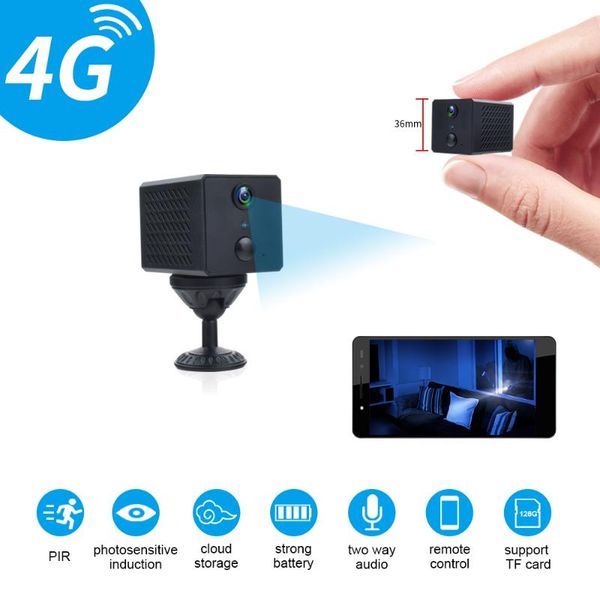

mini cameras 4g sim card camera wifi smart wireless camcorder hd ir night vision video micro small cam motion detection long standby