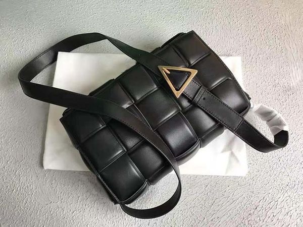

new fashion luxury genuine leather bag women handbags hand braiding effect shoulder bags, Red;black